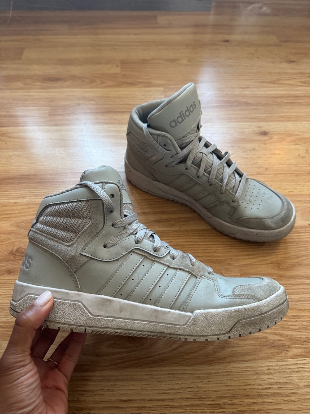 adidas High-Top Sneakers - size M10